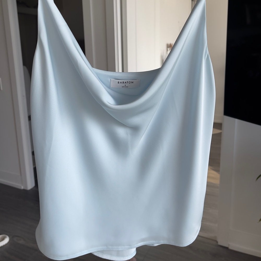 Cowlneck Satin Camisole